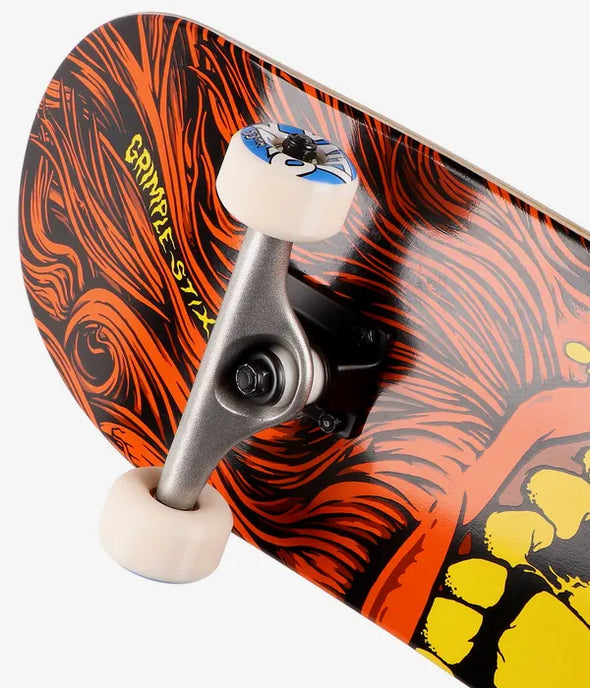 Anti Hero Grimple Full Face Complete Skateboard Red | 8" - The Vines Supply Co