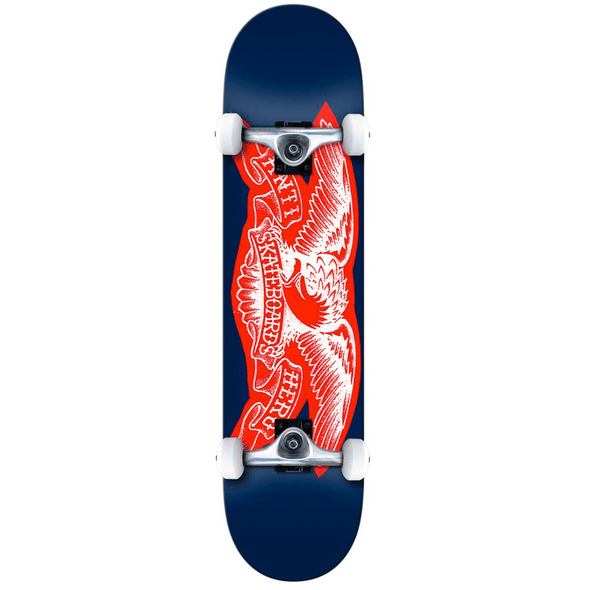 Anti Hero Anti Hero Team Copier Eagle Complete Skateboard Blue | 7.75" Completes | The Vines