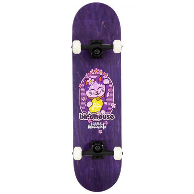 Birdhouse Birdhouse Armanto Maneki Neko Stage 3 Complete Skateboard | Purple 8" Completes | The Vines