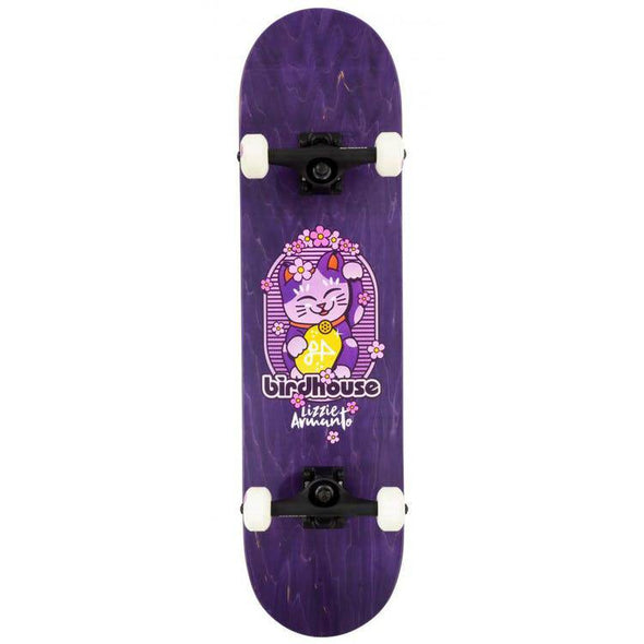 Birdhouse Birdhouse Armanto Maneki Neko Stage 3 Complete Skateboard | Purple 8" Completes | The Vines