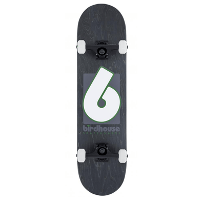 Birdhouse Birdhouse B Logo 8" Stage 3 Complete Skateboard | Black & Green Completes | The Vines