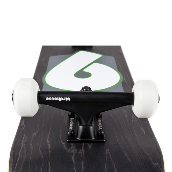 Birdhouse Birdhouse B Logo 8" Stage 3 Complete Skateboard | Black & Green Completes | The Vines