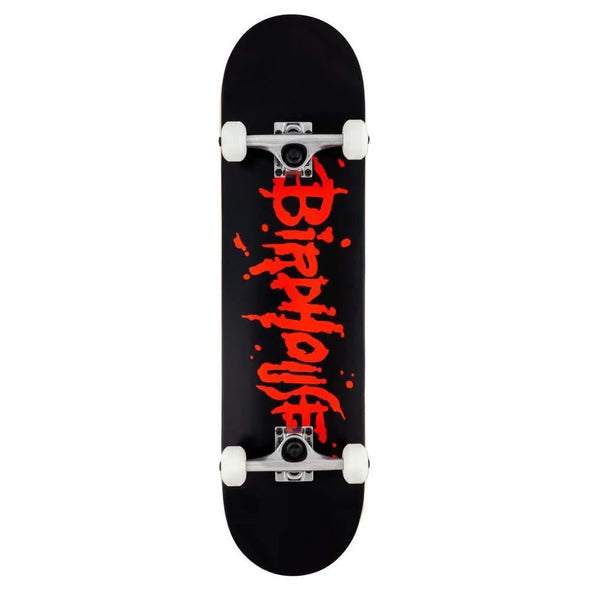 Birdhouse Blood Logo Stage 1 Complete Skateboard Black | 8" - The Vines Supply Co